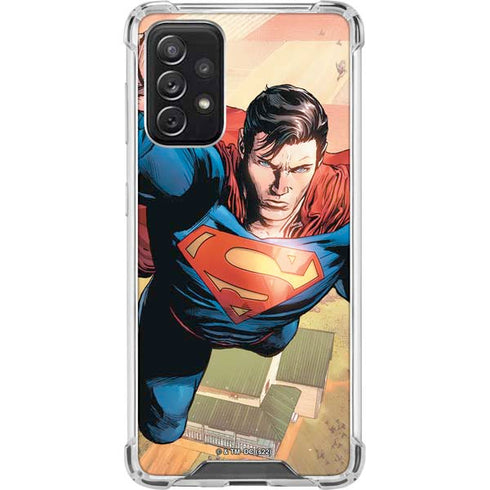 DC Comics Superman Flying Pose Action Comics #957 Art by Patch Zircher Galaxy A72 5G Clear Case